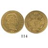 Image 1 : Austro-Hungarian Empire, ducat, Ferdinand I, 1848-A, with sword countermark (Serbia/Yugoslavia) belo