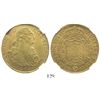 Image 1 : Bogota, Colombia, bust 8 escudos, Charles IV, 1803/2JJ, encapsulated NGC MS 63.