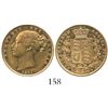 Image 1 : London, England, sovereign, Victoria (young head), 1871, die 72, from the Douro (1882).