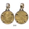 Image 1 : Holland, Netherlands, ducat, 1760, mounted in 18K gold necklace-bezel.