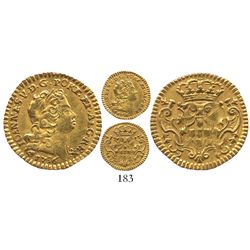 Lisbon, Portugal, 1/2 escudo, John V, 1736.