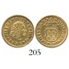 Image 1 : Seville, Spain, bust 1/2 escudo, Philip V, 1745PJ.