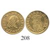 Image 1 : Seville, Spain, bust 1/2 escudo, Ferdinand VI, 1749PJ, from the Luz (1752).