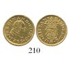 Image 1 : Madrid, Spain, bust 1/2 escudo, Ferdinand VI, 1755JB.