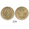 Image 1 : USA (Philadelphia mint), $2-1/2 Coronet, 1861.
