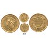 Image 1 : USA (Philadelphia mint), $1 Indian head, 1856, slanted 5.