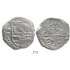 Image 1 : Potosi, Bolivia, cob 8 reales, Philip III, assayer T, Grade 1 (estimated), certificate and tag missi