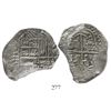 Image 1 : Potosi, Bolivia, cob 8 reales, (162)0T, quadrants of cross transposed, Grade 3 (estimated), with ori