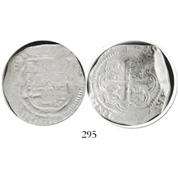 Mexico City, Mexico, cob 4 reales, (16)09/8A/F, Grade 1, rare.