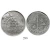 Image 1 : Mexico City, Mexico, cob 4 reales, 1618/7D, Grade 2, very rare.