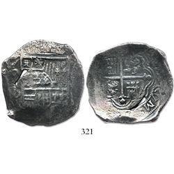 Mexico City, Mexico, cob 8 reales, (1)621D.