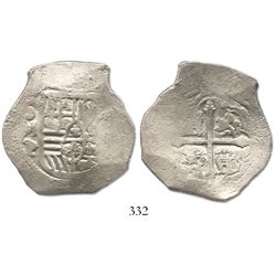 Mexico City, Mexico, cob 8 reales, Philip IV, assayer P.