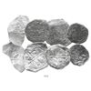 Image 1 : Lot of 4 Mexico City, Mexico, cobs (two 8R and two 4R), Philip IV, assayer P (where visible).