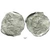 Image 1 : Potosi, Bolivia, cob 8 reales, 1.6.(5.)0O, no countermark (rare).
