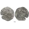 Image 1 : Potosi, Bolivia, cob 8 reales, 1650O, with crowned-L countermark on cross.