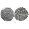 Image 1 : Potosi, Bolivia, cob 8 reales, 1650O, with crowned-L countermark on cross.