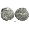 Image 1 : Potosi, Bolivia, cob 8 reales, 165(1)E, no countermark (rare).