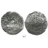 Image 1 : Potosi, Bolivia, cob 8 reales, (1)65(1-2)E, with crown-alone countermark on shield.