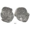 Image 1 : Mexico City, Mexico, cob 8 reales, Philip IV, assayer P.