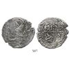 Image 1 : Potosi, Bolivia, cob 4 reales, (1651-2)E, with 2 countermarks (very rare): crowned .F. on shield and