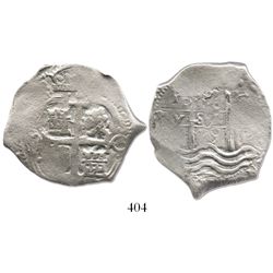 Potosi, Bolivia, cob 8 reales, 1679C.