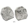 Image 1 : Mexico City, Mexico, cob 8 reales, (1714J), distinctive fine style.
