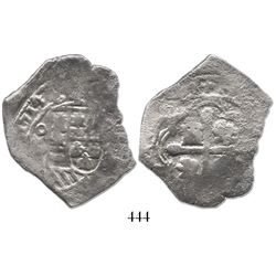Mexico City, Mexico, cob 4 reales, 1714/3(J), very rare.