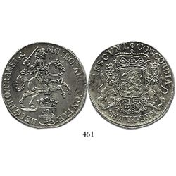 Overijssel, United Netherlands, "rider" ducatoon, 1734, in original box.