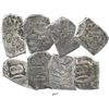 Image 1 : Lot of 4 Guatemala, cob 8 reales, Philip V, assayer J (where visible).