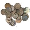 Image 1 : Lot of 29 British East India Co. copper X cash, 1808, two of which are in a clump.
