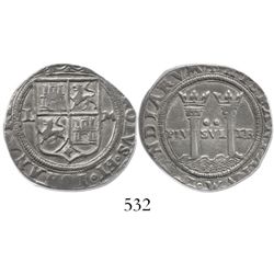 Mexico City, Mexico, 2 reales, Charles-Joanna, "Late Series," L to left, M to right, with old envelo
