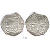 Image 1 : Mexico City, Mexico, cob 8 reales, (16)19F, very rare (unlisted), with chopmarks and test-cuts as fr