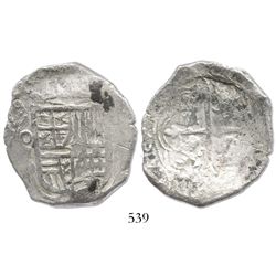 Mexico City, Mexico, cob 8 reales, (16)29D, rare.