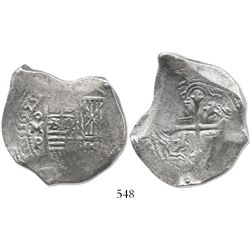 Mexico City, Mexico, cob 8 reales, 1655P, ex-Pullin collection.