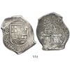 Image 1 : Mexico City, Mexico, cob 8 reales, 1657/6P, rare.