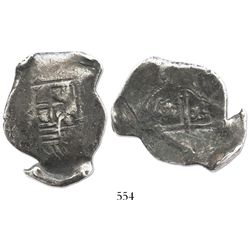 Mexico City, Mexico, cob 8 reales, Philip IV, assayer not visible (P).