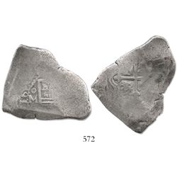 Mexico City, Mexico, cob 8 reales, 1680(L).