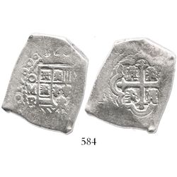 Mexico City, Mexico, cob 8 reales, 1730R, ex-Pullin collection.