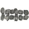 Image 1 : Lot of 6 Mexico City, Mexico, cob 8 reales, Philip V, assayers not visible.