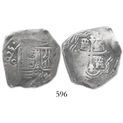 Mexico City, Mexico, cob 4 reales, 1655(P), ex-Pullin collection.