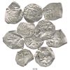 Image 1 : Lot of 5 Mexico City, Mexico, cob 2 reales, Philip IV, assayer P, all with chopmarks and/or cuts as