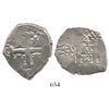 Image 1 : Lima, Peru, cob 4 reales, 1723M, rare.