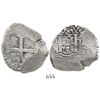 Image 1 : Lima, Peru, cob 4 reales, 1728N, very rare.