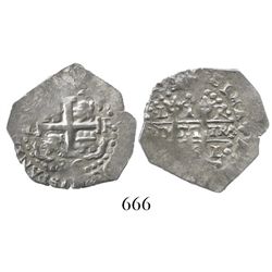Lima, Peru, cob 1 real, 1686R.