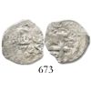 Image 1 : Lima, Peru, cob 1/2 real, Louis I, 1725, rare.