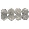 Image 1 : Lot of 4 Potosi, Bolivia, cob 8 reales, Philip III, assayer R visible on one, from the ca.-1629 "Pan