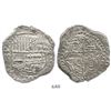 Image 1 : Potosi, Bolivia, cob 8 reales, assayer T (mid- to late 1620s), "quadruple transposition" (upper half