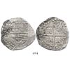 Image 1 : Potosi, Bolivia, cob 8 reales, "(1)6229" (doubled date), assayer T.