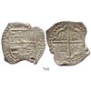 Image 1 : Potosi, Bolivia, cob 8 reales, 162(7-9)T, quadrants of cross transposed, from the ca.-1629 "Panama h