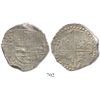 Image 1 : Potosi, Bolivia, cob 8 reales, Philip IV, assayer not visible (mid- to late 1620s), from the ca.-162